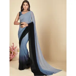 STYLE MODA Ombre Poly Georgette Saree-picture-21