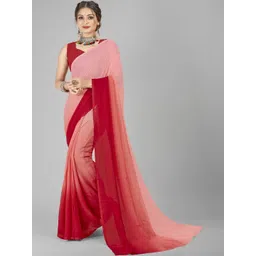STYLE MODA Ombre Poly Georgette Saree-picture-17
