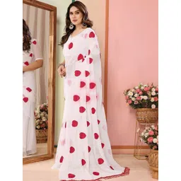 STYLE MODA Paisley Embroidered Poly Chiffon Designer Saree-picture-18