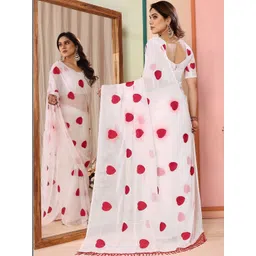 STYLE MODA Poly Chiffon Saree image 2