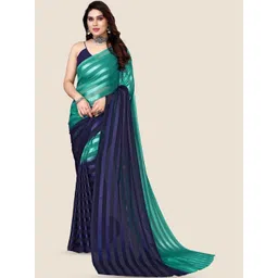 STYLE MODA Striped Satin Saree-picture-29