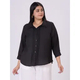 Style Quotient Black Polyester Solid Shirt-picture-27
