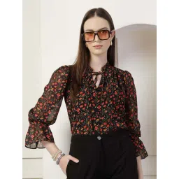 Style Quotient Black Printed Top-image-7