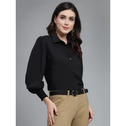 Style Quotient Black Regular Fit Formal Shirt-picture-35