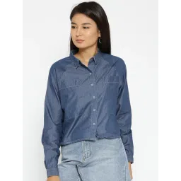 Style Quotient Blue Cotton Shirt-picture-18