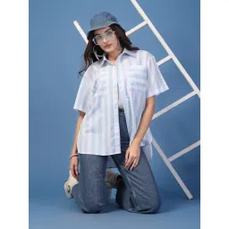 Style Quotient Blue Stripes Shirt-picture-29