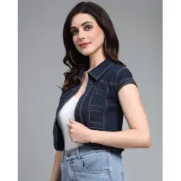 style quotient Cotton Front-Open Jacket-picture-14