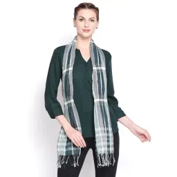 Style Quotient Green Checks Scarves-picture-21
