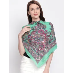Style Quotient Green Printed Scarves-picture-33