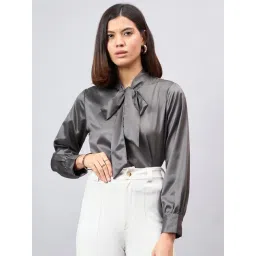 Style Quotient Grey Polyester Regular Fit Formal Shirt-picture-25