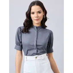 Style Quotient Grey Regular Fit Formal Shirt-picture-24