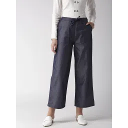 Style Quotient Indigo Striped Trousers image 1