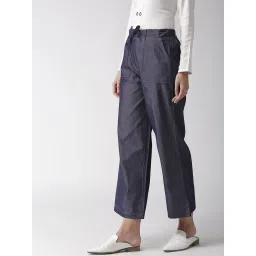 Style Quotient Indigo Striped Trousers image 4