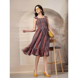 Style Quotient Multicolored Printed Casual Dress-picture-18