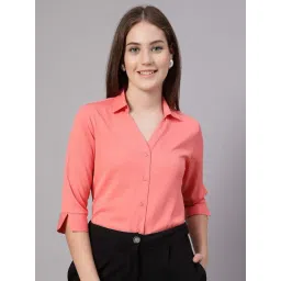Style Quotient Peach Formal Shirt-picture-15