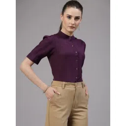 Style Quotient Purple Regular Fit Shirt-picture-41
