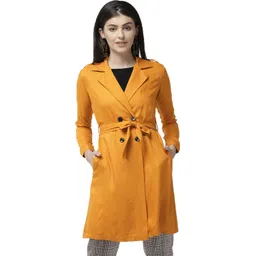 style quotient Rayon Solid Coat For Women-picture-13