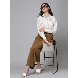 Style Quotient White Cotton Printed Shirt image 4