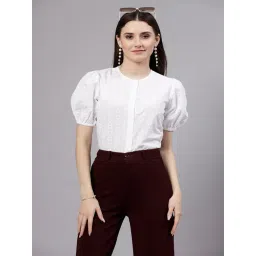 Style Quotient White Cotton Regular Fit Shirt-picture-23