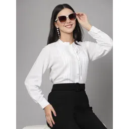 Style Quotient White Rayon Regular Fit Shirt-picture-27