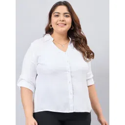 Style Quotient White Rayon Regular Fit Shirt-picture-43