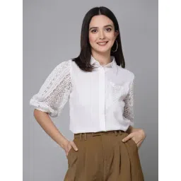Style Quotient White Regular Fit Shirt-picture-38