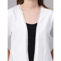 Style Quotient White Shrug image 5