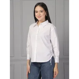 Style Quotient White Solid Long Sleeves Shirt-picture-19