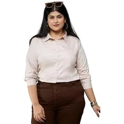 style quotient Women Chambray Blue Formal Shirt-picture-30