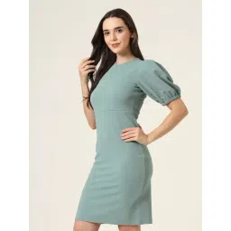 Style Quotient Women Green Knee Length Dress-picture-41