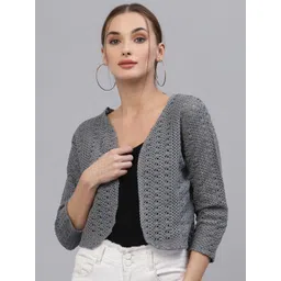 Style Quotient Women Grey Shrug-picture-11