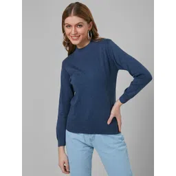 Style Quotient Women High Neck Cotton Sweatshirt-picture-29