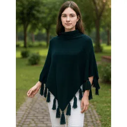 Style Quotient Women Poncho with Fringed Detail-picture-16