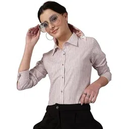 style quotient Women's Striped Regular Fit Shirt-picture-25