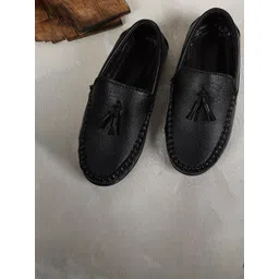 Style Shoes Boys Perforated Tassel Loafers-picture-44