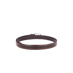 Style SHOES Men Brown Leather Belt image 4