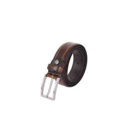 Style SHOES Men Brown Leather Belt image 2