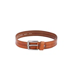 Style SHOES Men Brown Textured Leather Belt-picture-33