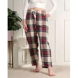 style shoes Women Checked Regular Fit Pyjamas-picture-20