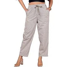 style shoes Women's & Girls Cotton Blend Checked Pyjama|Track Pant| Lower Women Pyjama(88311MULTI-XL) Multicolour-picture-36