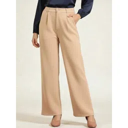 STYLE STAMP Women High-Rise Pleated Trousers-picture-23