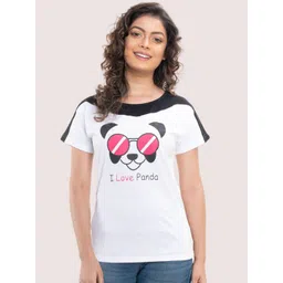 StyleAOne Graphic Printed Colourblocked Extended Sleeves Cotton T-shirt-picture-23