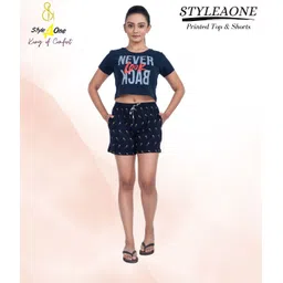 StyleAOne Printed Pure Cotton Night Suit-picture-21