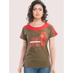 StyleAOne Typography Printed Extended Sleeves Cotton T-shirt-picture-32