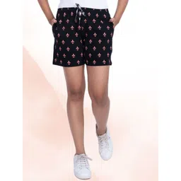 StyleAOne Women Ethnic Motif Printed Cotton Regular Shorts-picture-10