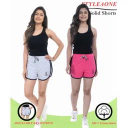 StyleAOne Women Yoga Sports Shorts-picture-29