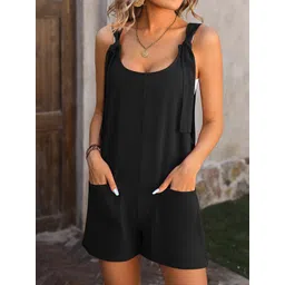 StyleCast Black Shoulder Straps Playsuit-picture-14