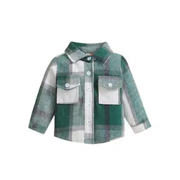 StyleCast Boys Green Checked Tailored Jacket-picture-28
