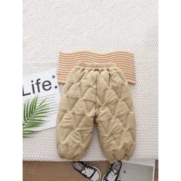 StyleCast Boys Khaki Textured Self Design Mid-Rise Easy Wash Joggers-picture-21