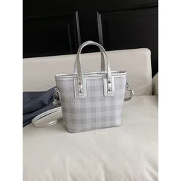 StyleCast Checked PU Swagger Shoulder Bag with-picture-29